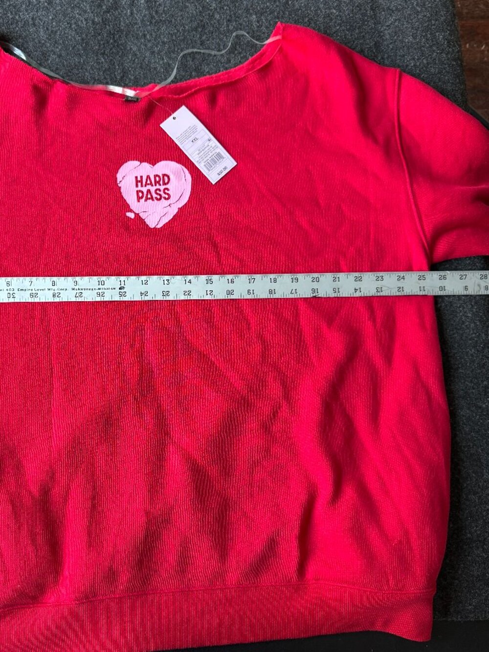 Wild Fable Hard Pass Valentine Sweatshirt XXL NWT - Picture 8 of 8